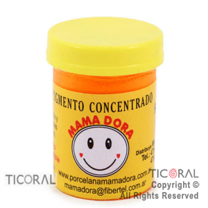 PIGMENTO CONCENTRADO P/PORCELANA FRIA NARANJA FLUO X 15GR X 1